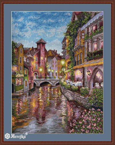 La Riviere Counted Cross Stitch Kit by Merejka
