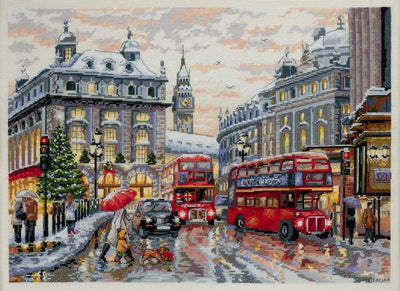 London Christmas ~ Merejka Cross Stitch Kit SALE