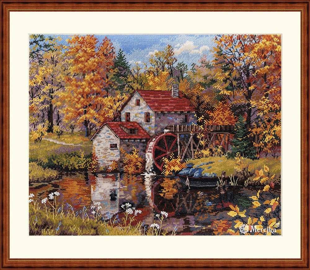 Watermill Cross Stitch Kit ~ Merejka