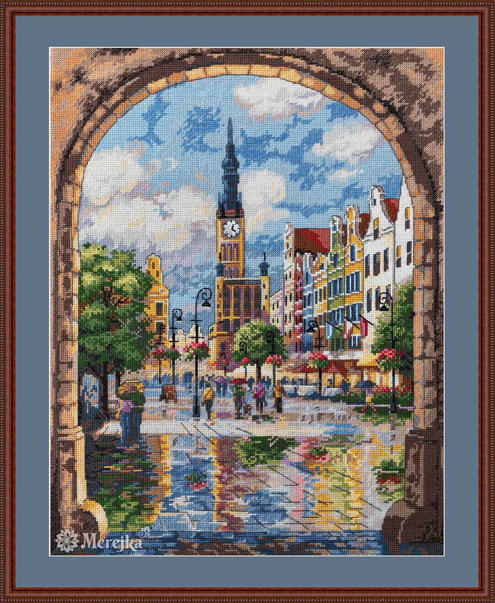 Gdansk Cross Stitch Kit ~ Merejka