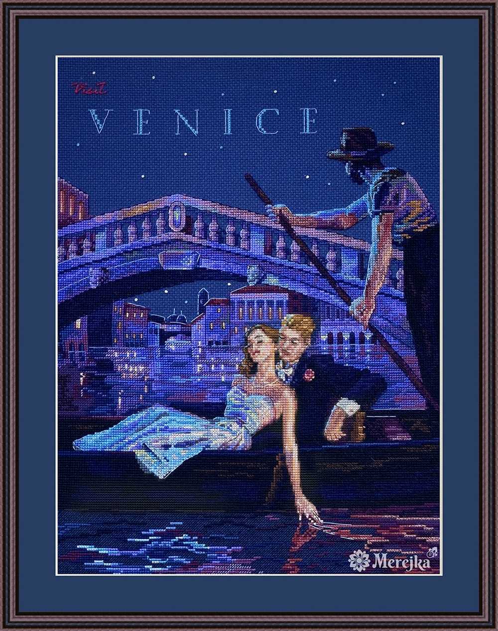 Visit Venice Cross Stitch Kit ~ Merejka
