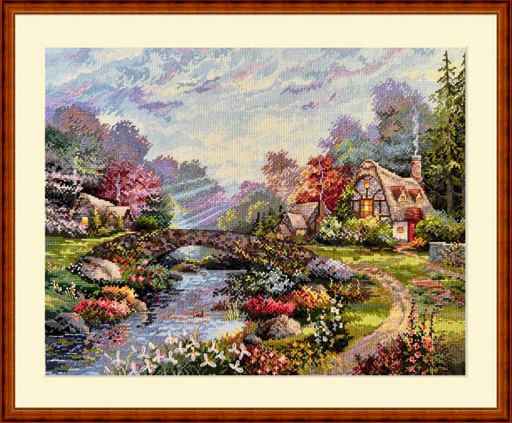 Springtime Glory Cross Stitch Kit ~ Merejka