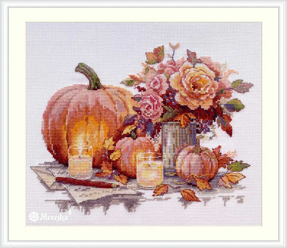 Pumpkins Cross Stitch Kit ~ Merejka