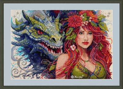 Pure Flame Cross Stitch Kit ~ Merejka