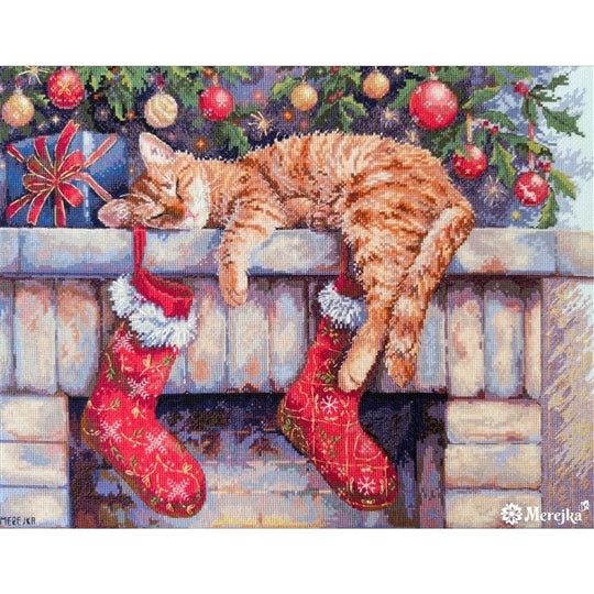 Santa's Helper Cross Stitch Kit ~ Merejka
