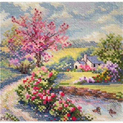 Spring Cross Stitch Kit ~ Merejka