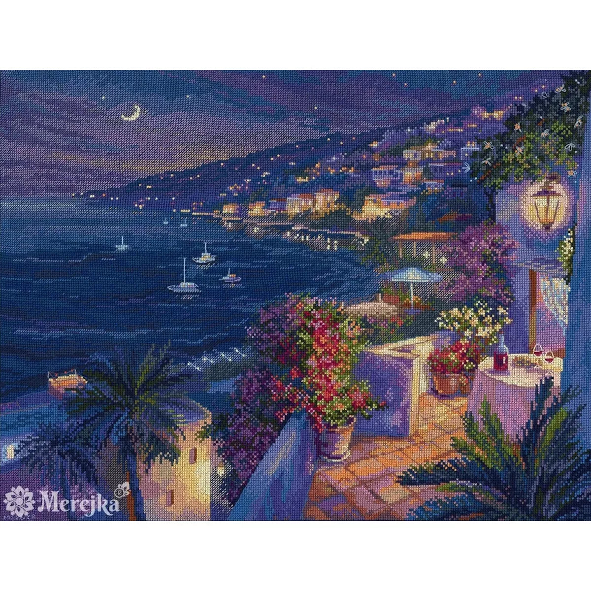 Cote d'Azur Cross Stitch Kit ~ Merejka