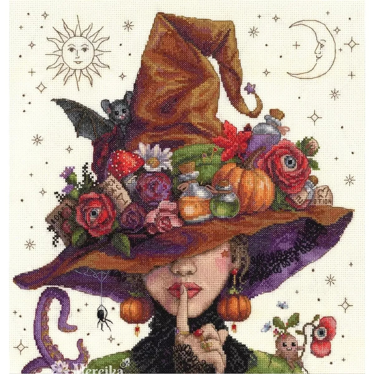 Hush It's Magic Cross Stitch Kit ~ Merejka