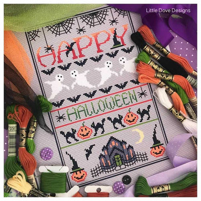 Little Dove Designs Cross Stitch Kit - Happy Halloween