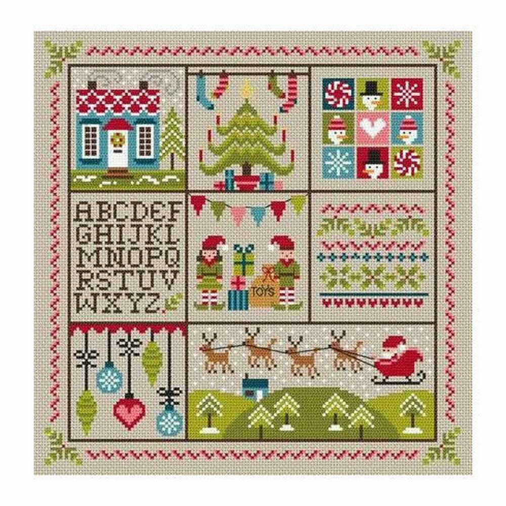 Little Dove Designs Cross Stitch Kit - Holly Jolly Christmas