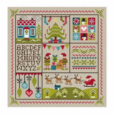 Little Dove Designs Cross Stitch Kit - Holly Jolly Christmas