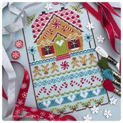Little Dove Designs Cross Stitch Kit - Gingerbread Cottage