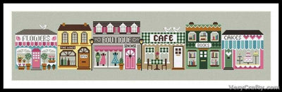 Little Dove Designs Cross Stitch Kit - High Street