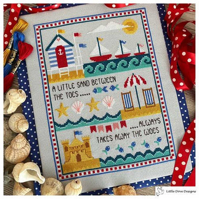 Little Dove Designs Cross Stitch Kit - Sun, Sea and Sand