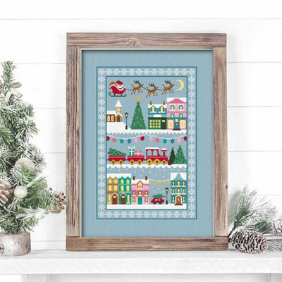 Little Dove Designs Cross Stitch Kit - Christmas Town