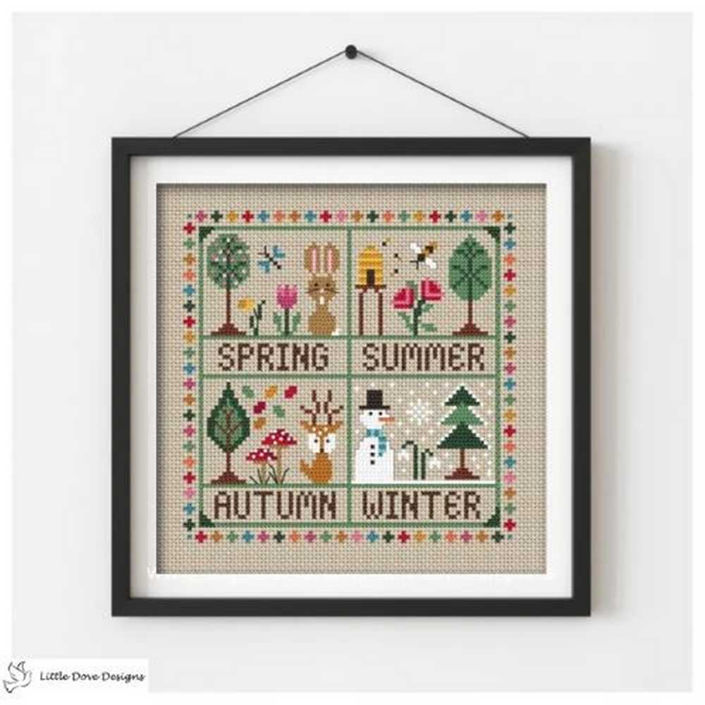 Little Dove Designs Cross Stitch Kit - Seasonal Snippets