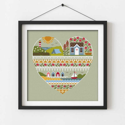 Little Dove Designs Cross Stitch Kit - Heart of Summer