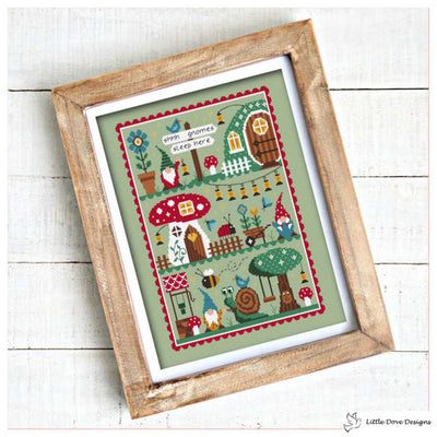 Little Dove Designs Cross Stitch Kit - Gnomeville