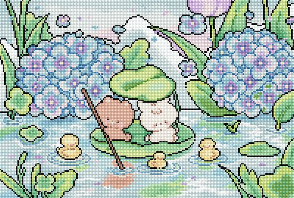 Rainy Day Cross Stitch Kit - Letitstitch
