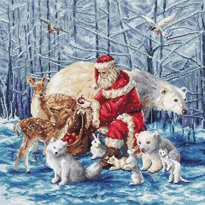Santa and Friends Cross Stitch Kit - Letitstitch