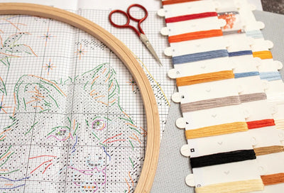 Kitsune Cross Stitch Kit - Letitstitch