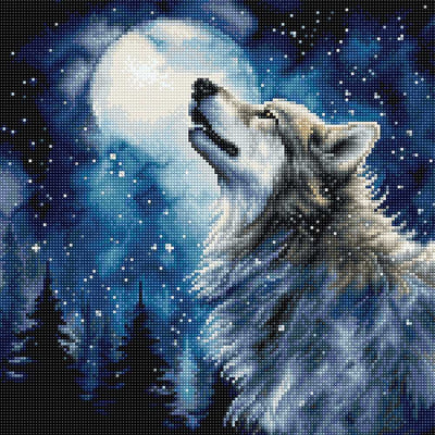 Midnight Snowfall Cross Stitch Kit - Letitstitch