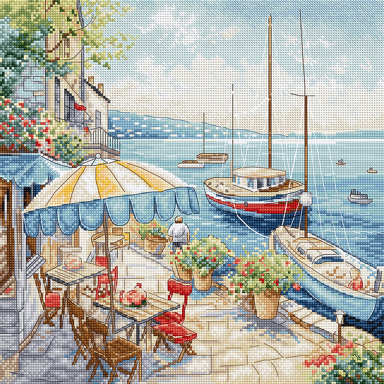Seascape Cross Stitch Kit - Letitstitch