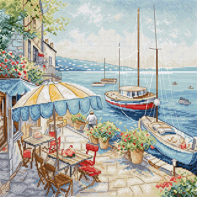 Seascape Cross Stitch Kit - Letitstitch