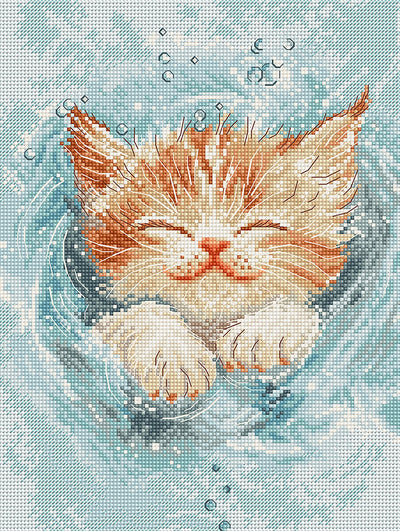 Splashing Playtime Cross Stitch Kit - Letitstitch