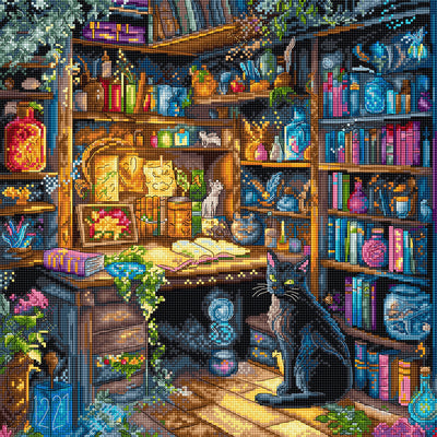 Charmed Library Cross Stitch Kit - Letitstitch