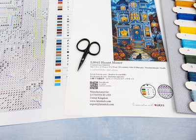 Haunt Manor Cross Stitch Kit - Letitstitch