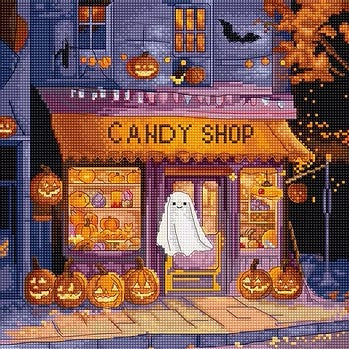 Pumpkin Lane Cross Stitch Kit - Letitstitch