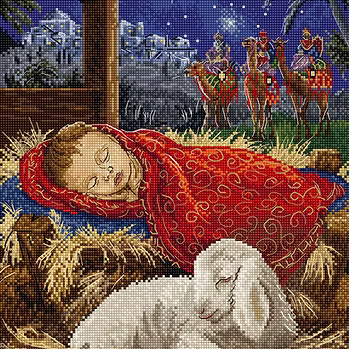 Baby Jesus Cross Stitch Kit - Letitstitch