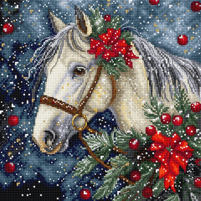 Winter Horse Cross Stitch Kit - Letitstitch