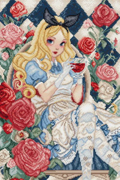 A Glimpse of Wonderland Cross Stitch Kit - Letitstitch