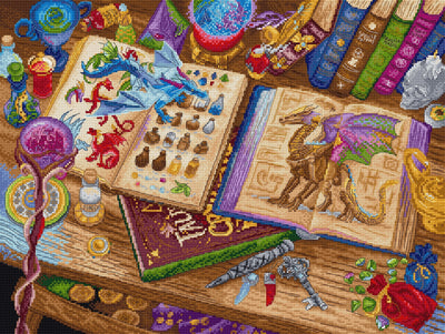 Dragon Studies Cross Stitch Kit - Letitstitch
