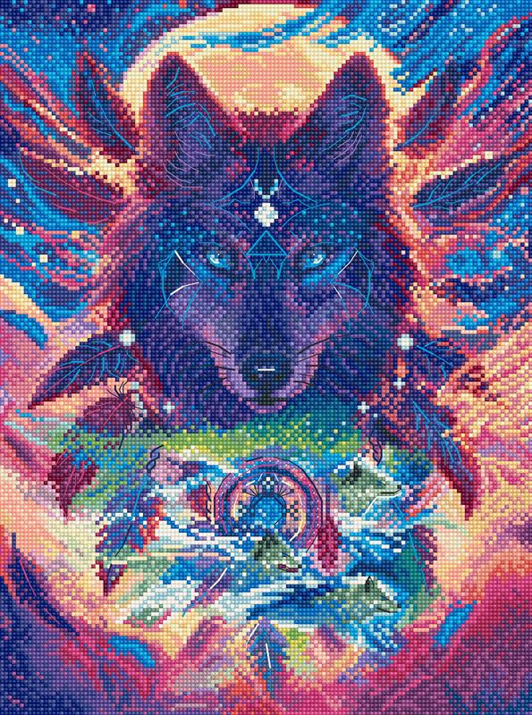 Wolf Magic Cross Stitch Kit - Letitstitch
