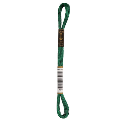 Anchor Lamé Metallic Embroidery Thread – 322 Green