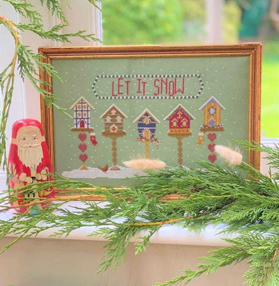 Let it Snow Cross Stitch Kit Historical Sampler Co