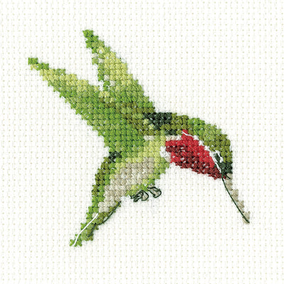 Hummingbird Counted Cross Stitch Kit Heritage Crafts