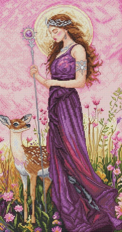 Goddess of Spring Cross Stitch Kit - Letitstitch