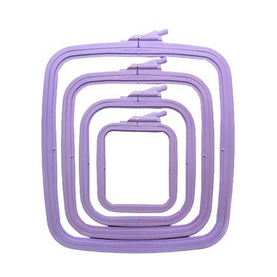 Nurge Lilac Square Embroidery Hoop No 3 (22cm/ 8 3/4 inch)