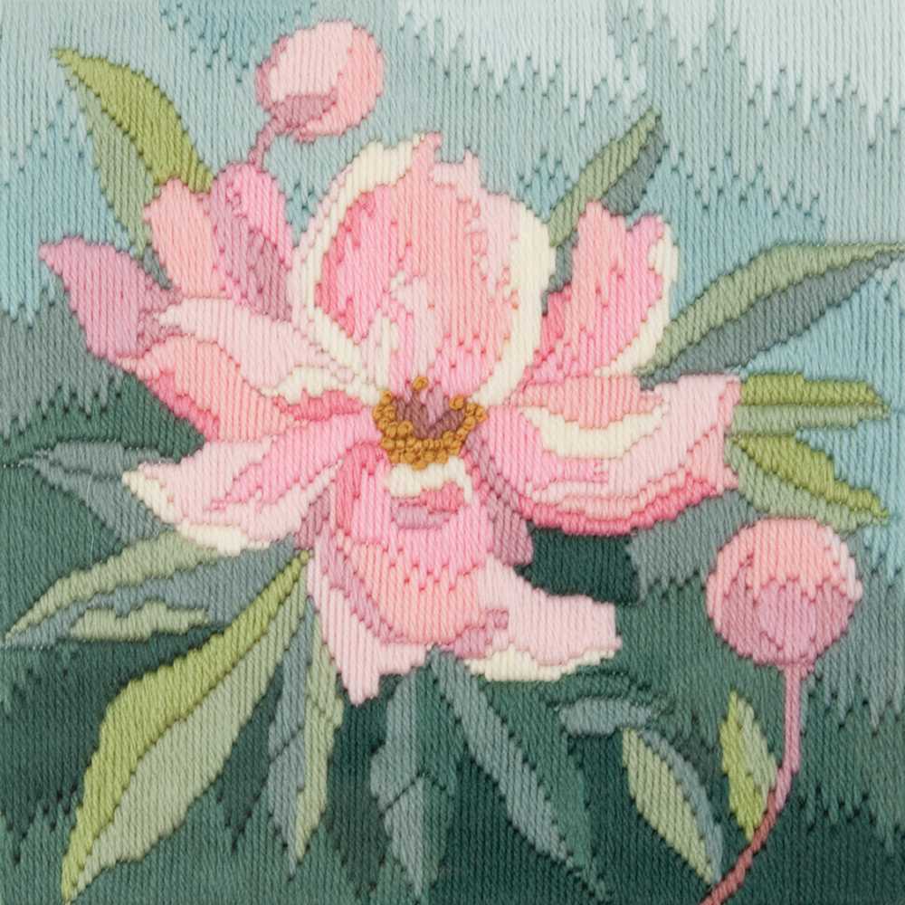 Long Stitch - Peony by Derwentwater Designs