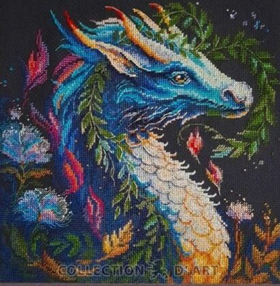 Guardian of the Magical Forest Cross Stitch Kit ~ RTO