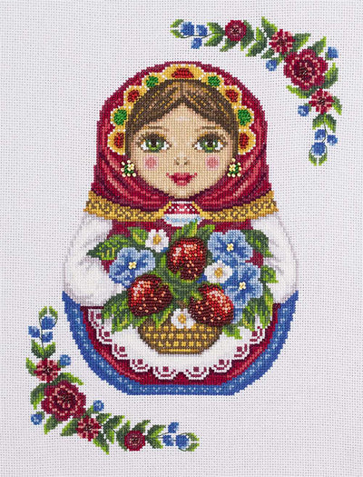 Russian Doll Cross Stitch Kit ~ PANNA