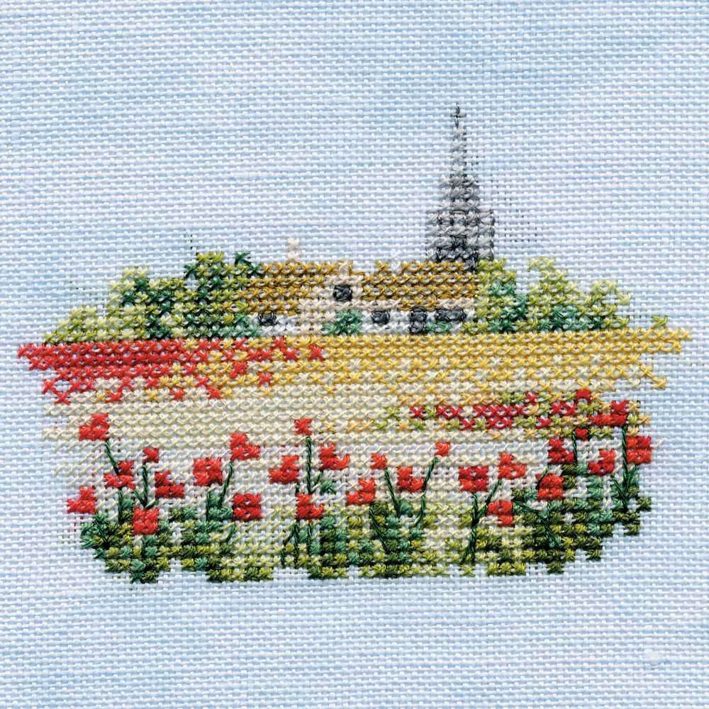 Minuets - Poppyfield by Derwentwater Designs 14 count Cross Stitch Kit