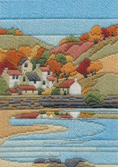 Long Stitch Seasons - Coastal Autumn by Derwentwater Designs