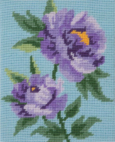 Purple Peonies Tapestry Kit - Anchor