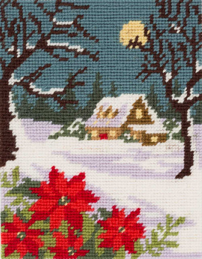 Winter Cottage Tapestry Kit - Anchor