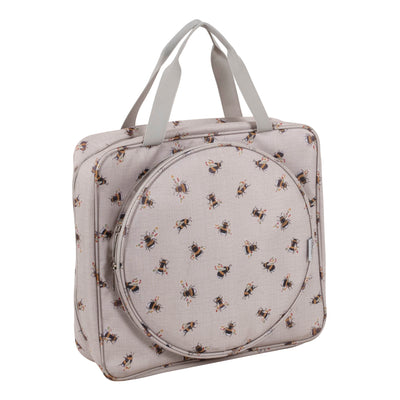 Bee Project Bag with Hoop Storage - Hobby Gift
